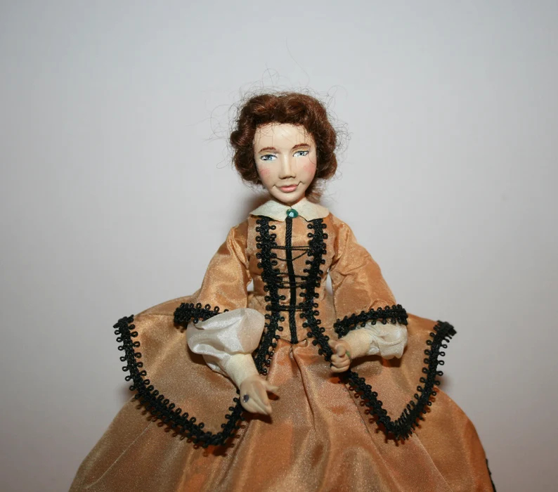 Artisan Victorian Ladies Undergarments/Slip Dollhouse Miniatures 1
